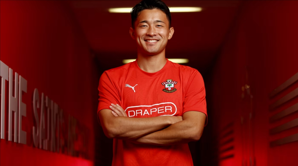 菅原由勢打進圣徒本賽季英超首球，成為第11個英超進球的日本球員